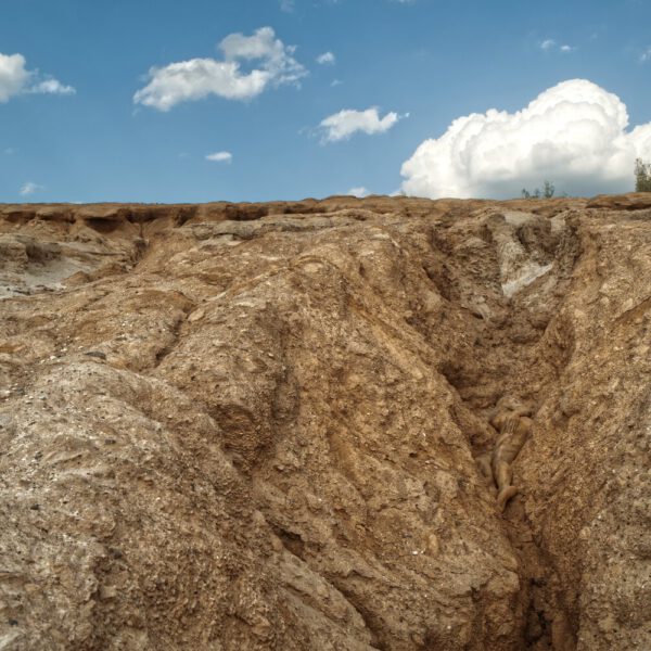 Sandberge-Motiv aus dem Körperkunstprojekt NATURE ART des Künstlers Jörg Düsterwald.