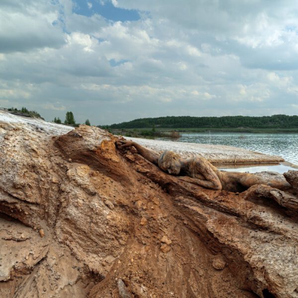 Sandberge-Motiv aus dem Körperkunstprojekt NATURE ART des Künstlers Jörg Düsterwald.