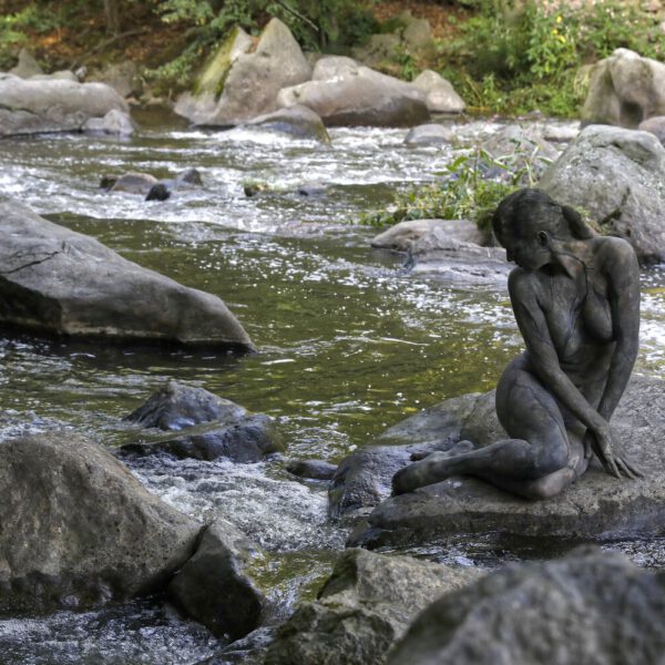 Flussmotiv aus dem Körperkunstprojekt NATURE ART des Künstlers Jörg Düsterwald