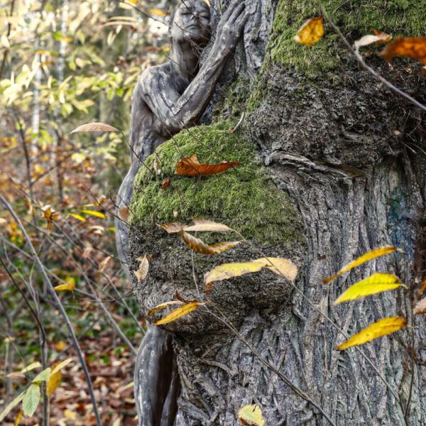 Herbstlaub-Motiv aus dem Körperkunstprojekt NATURE ART des Künstlers Jörg Düsterwald.