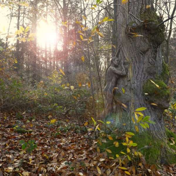 Herbstlaub-Motiv aus dem Körperkunstprojekt NATURE ART des Künstlers Jörg Düsterwald.
