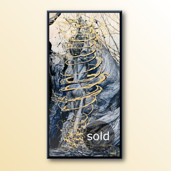 Leinwandbild-Unikat aus der Serie BODYARTWORK vom Künstler Jörg Düsterwald.