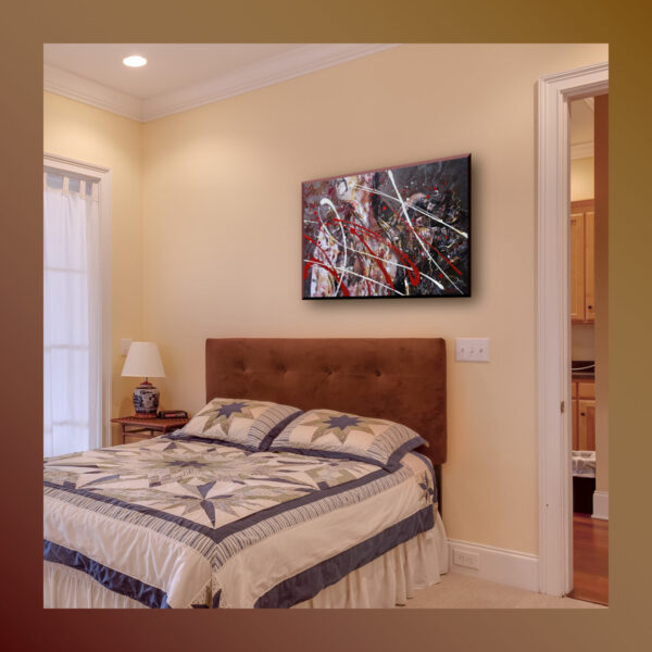 Leinwandbild-Unikat aus der Serie BODYARTWORK vom Künstler Jörg Düsterwald.