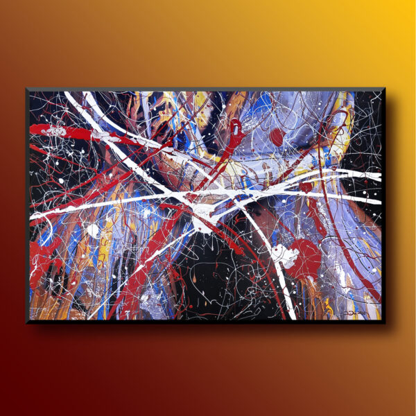 Leinwandbild-Unikat aus der Serie BODYARTWORK vom Künstler Jörg Düsterwald.