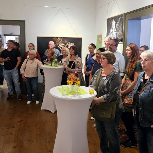 Das Schloßmuseum Arnstadt in Thüringen präsentiert in einer Sonderausstellung das Thema Bodypainting mit Künstler Jörg Düsterwald.