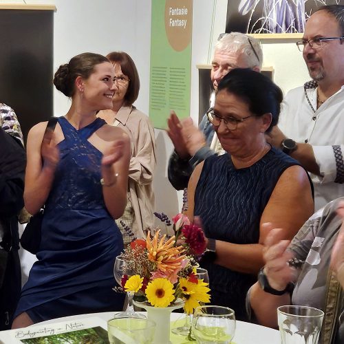 Das Schloßmuseum Arnstadt in Thüringen präsentiert in einer Sonderausstellung das Thema Bodypainting mit Künstler Jörg Düsterwald.